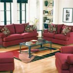 18 Maroon Living Room Furniture and Interior Design Ideas | Red .