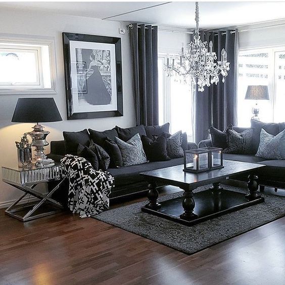 100 Modern Home Decor Ideas | Dark living rooms, Living room grey .