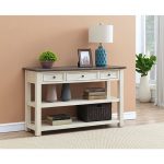 Coast to Coast St. Claire Three Drawer Console Table & Reviews .