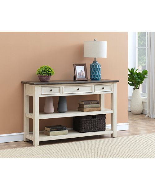 Coast to Coast St. Claire Three Drawer Console Table & Reviews .