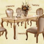 Dining Room Marble Dining Table Set Luxury European Style .