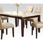 Pc Dining Table Marble Top Set Britney Collection Us – House n Dec