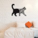 Cat Metal Wall Art Decor Portraits - Linewalla