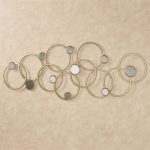 Bristow Overlapping Circles Abstract Metal Wall A