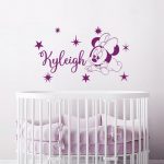 Minnie Mouse Wall Decal. Personalized Girl Name Vinyl | Et