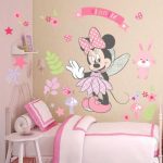 Lovely Minnie Mouse Wall Stickers Vinyl Decals Gir