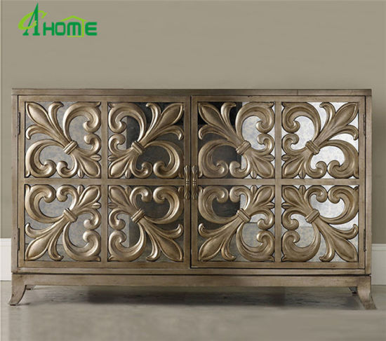 China Mirrored Chest with Drawers for Living Room Cabinet .
