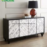 China High Quality Cheap Livingroom Cabinet Mirrored Wood Storage .