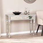Shop Silver Orchid Ham Mirrored Console Table - Overstock - 256127