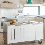 Best mobile kitchen island unit | Plywood kitchen, Kitchen design .