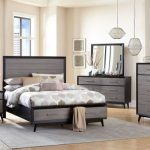 Zena Grey Modern Bedroom Furnitu