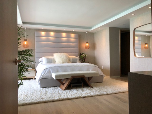 Miami Beach Modern Condo - Modern - Bedroom - Miami - by Kay Story .