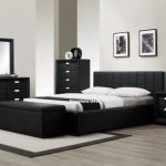Bedroom:Contemporary Black Bedroom Furniture Sleepland Rossi Black .