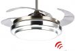 KALRI 42" Modern Ceiling Fan with LED Light Kit and Remote Control .