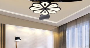 2020 LED Modern Ceiling Light Fan Black Ceiling Fans With Lights .