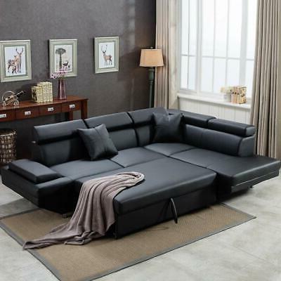 Contemporary Sectional Modern Sofa Bed - Bla