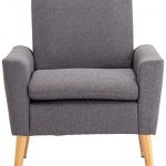 Amazon.com: (75 x 74 x 88) cm Modern Fabric Sofa Upholstered Gray .