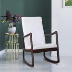 Amazon.com: Festnight Modern Rocking Chair Living Room Chairs with .