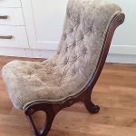 Gorgeous Antique Nursing Chair - Re-Upholstered • £150.00 in 2020 .