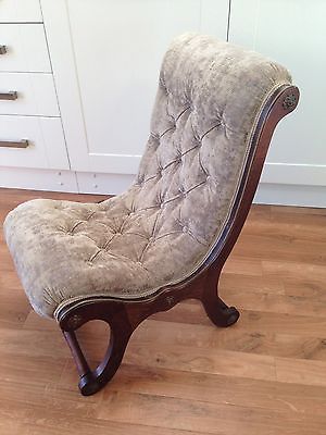 Gorgeous Antique Nursing Chair - Re-Upholstered • £150.00 in 2020 .