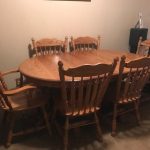 Best Amish Solid Oak Dining Room Set for sale in Hilliard, Ohio .