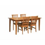 HOMESTYLES Arts and Crafts 5-Piece Cottage Oak Dining Set 5180-318 .