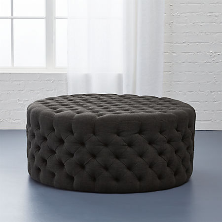 Tufted Ottoman + Reviews | C