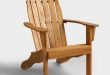 Natural Wood Adirondack Outdoor Chair | World Mark