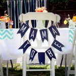 Summer Inspired Outdoor Baby Shower Decoration Ideas | Baby boy .