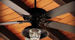 Dan's Ceiling Fans - A rich and rustic ceiling fan/light .