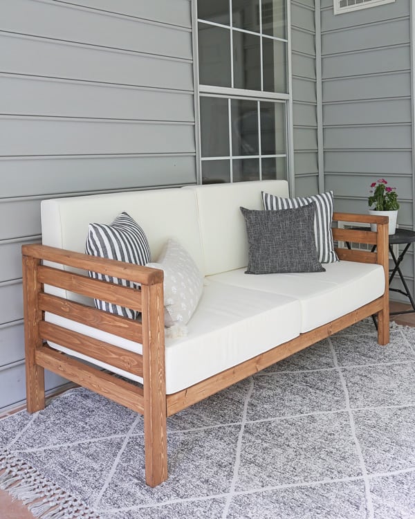 DIY Outdoor Couch - Angela Marie Ma
