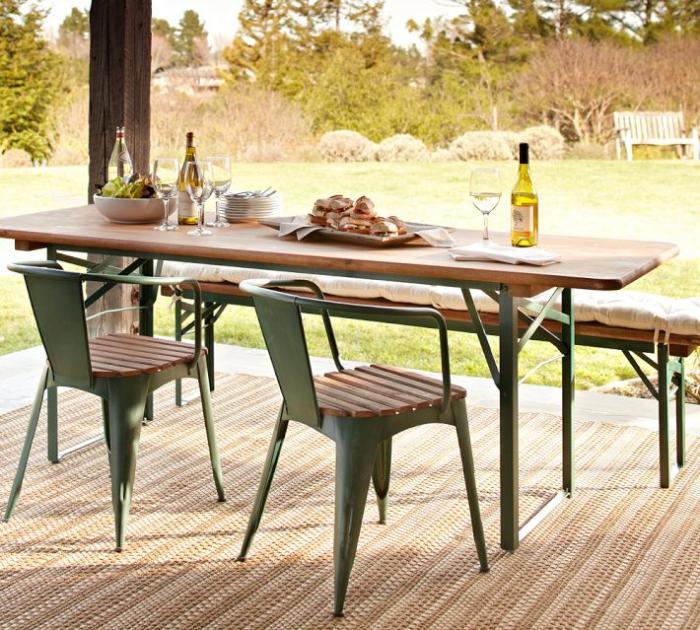 5 Favorites: Folding Outdoor Dining Tables - Gardenis