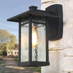 LOG BARN Exterior Light Fixtures Black Large Outdoor Wall Lantern .