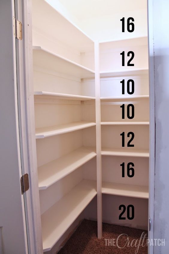 How to Build Pantry Shelving | Pantry shelving, Pantry room .