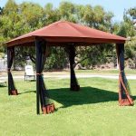 10' x 12' Outdoor Backyard Regency Patio Canopy Gazebo Tent, with .
