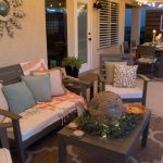 Coastal Summer Patio Decor - Rustic touches and a little whimsy .