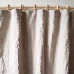 Linen pencil pleat curtains Shabby chic curtains Organic | Et