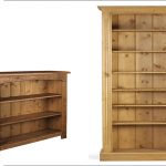 pine bookcase: a small library – designinyou JNBHJQY - Home Decor .