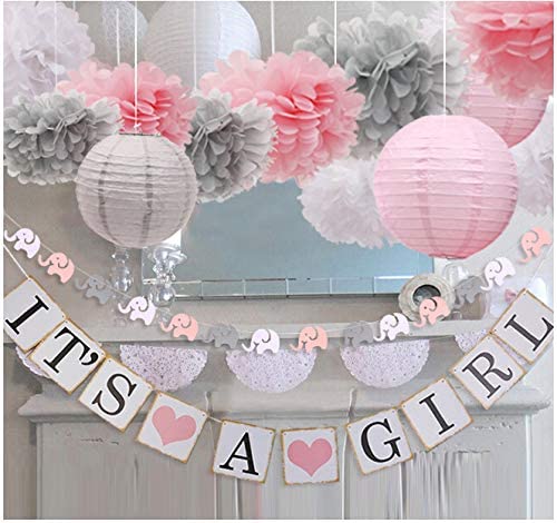 Amazon.com: luckylibra Baby Girl Baby Shower Decorations, It is a .