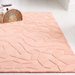 Modern Pink Geometric Rug | Crate and Barr