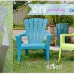How to Paint Plastic Outdoor Chairs | Painting plastic furniture .
