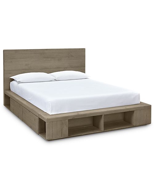 Furniture Brandon Storage Queen Platform Bed, Created for Macy's .