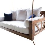 Avery Wood Porch Swing Bed - Beach Style - Porch Swings - by James .