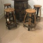 Amazon.com: Bourbon Barrel Pub Table set: Handma