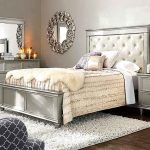 Tiffany 4-pc. Queen Bedroom Set - Cream / Silver | Raymour & Flanig