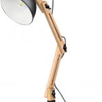Amazon.com: Tomons Swing Arm Desk Lamp, Wood LED Table Lamp .