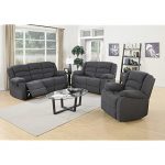 Grey Reclining Sofa: Amazon.c