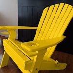 Amazon.com: Poly Recycled Plastic Adirondack Chair with Two .