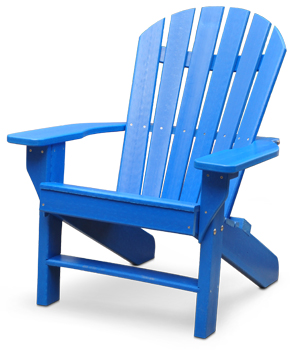 Seaside Recycled Plastic Adirondack Chair | Belson Outdoors