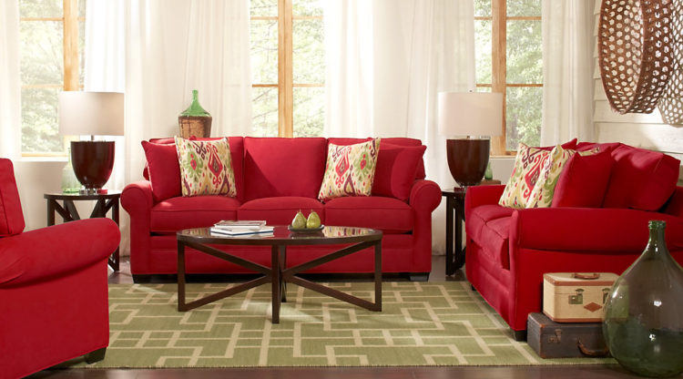 20 Beautiful Red Living Room Design Ideas to Consid